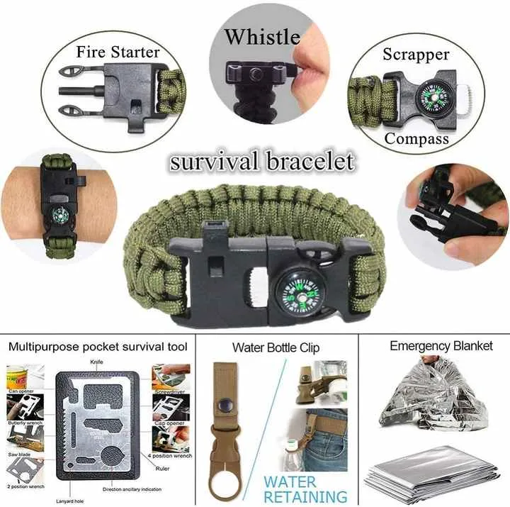 حقيبة النجاة التخيم - Camping survival bag