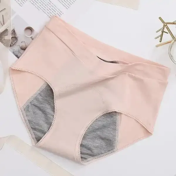 2 PCS Ultra Comfortable High Waisted Leakproof Period Panties