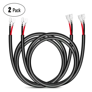 2PCS 16AWG 3FT Wire Extension Kit For LED Light Bar/Led Pods/LED Work Light
