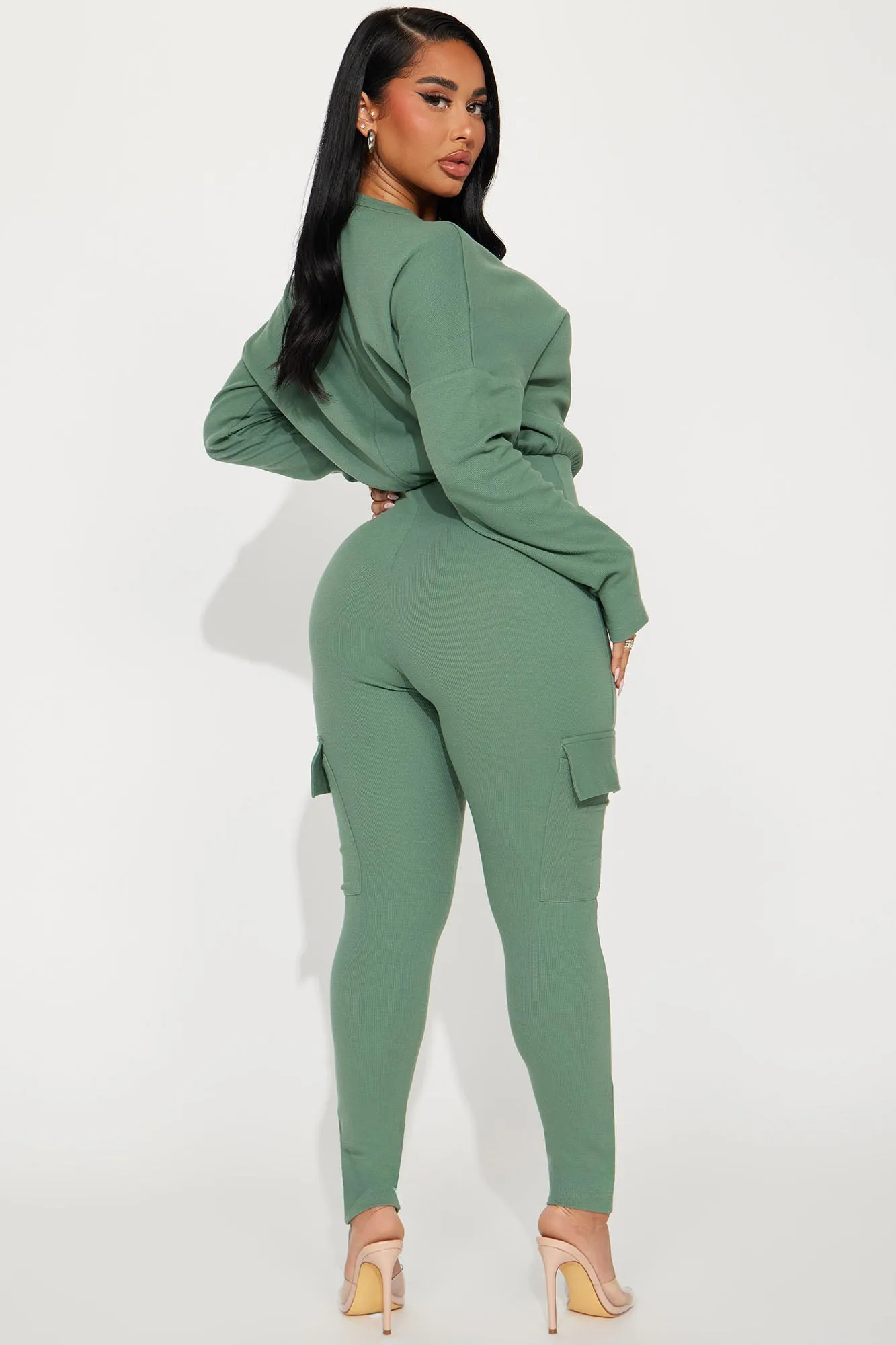 Airport Lounging Jumpsuit - Green