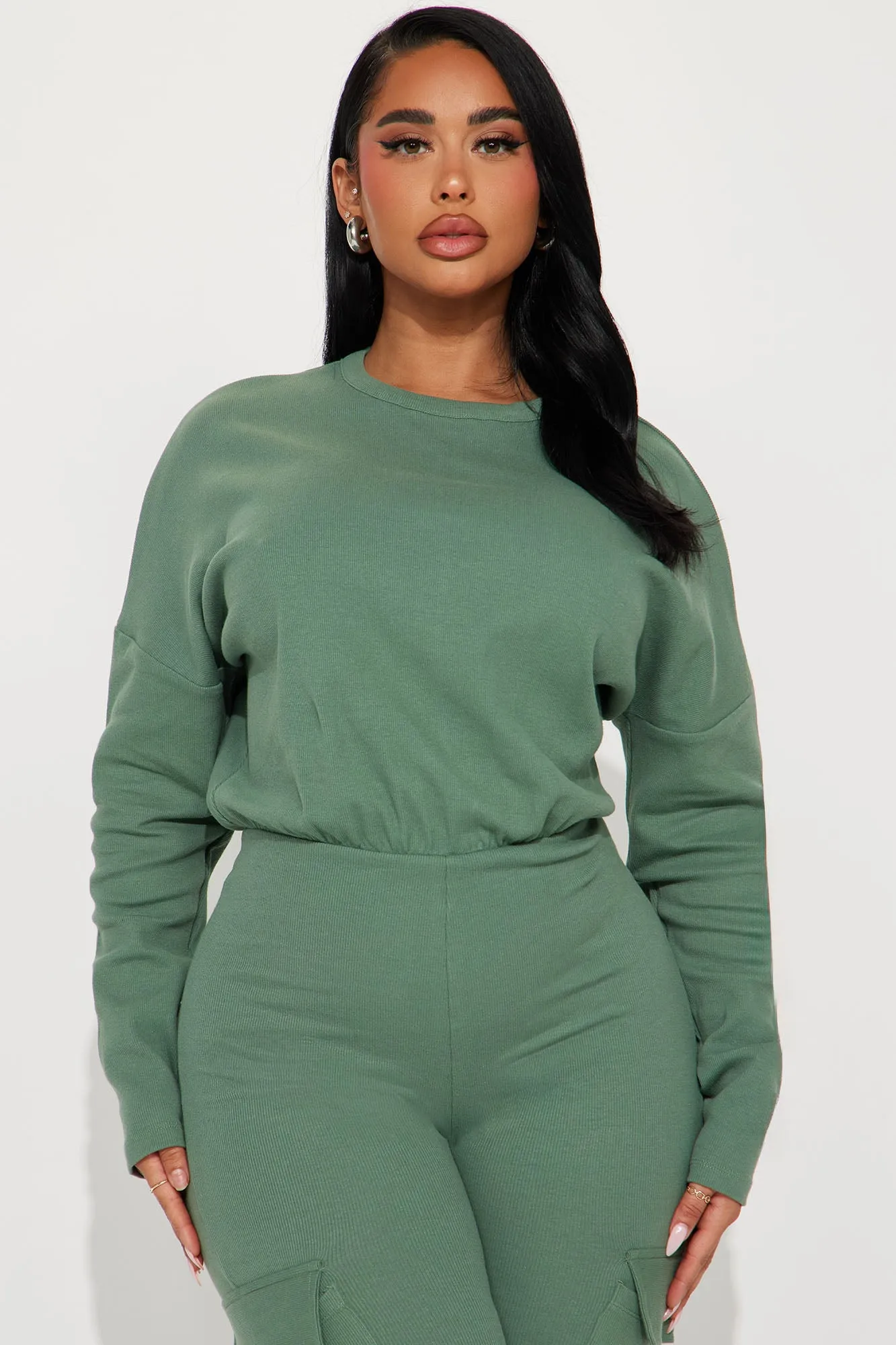 Airport Lounging Jumpsuit - Green