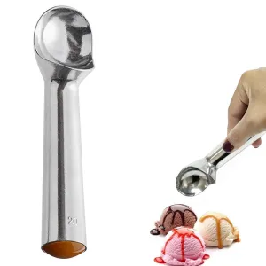 Aluminum Ice Cream Scoop Nonstick Spoon Heavy Duty Gelato Sorbet Fruit Scooper