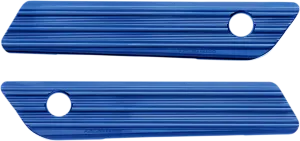 ARLEN NESS Saddlebag Latch Covers - Blue 03-604
