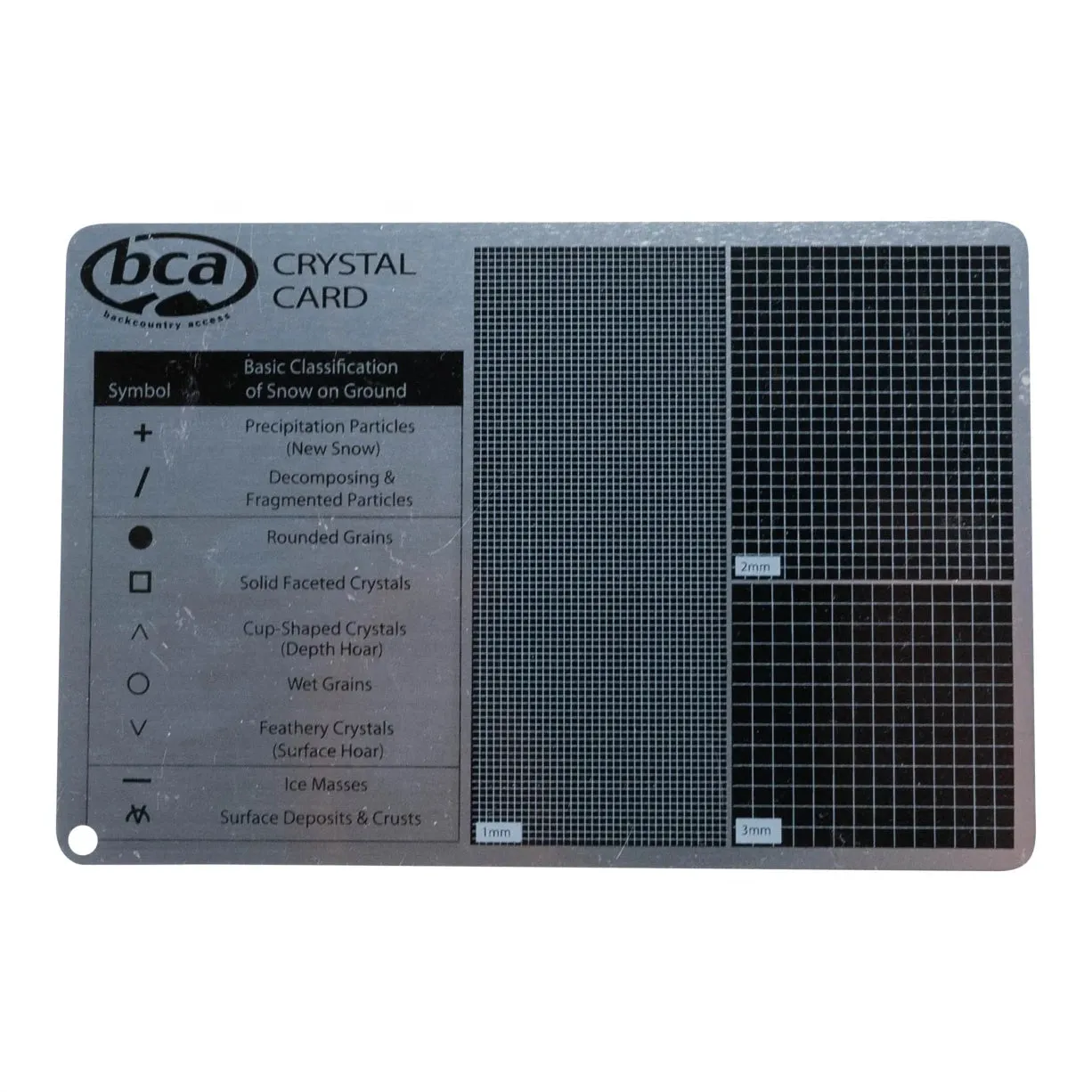 BCA Aluminum Crystal Card