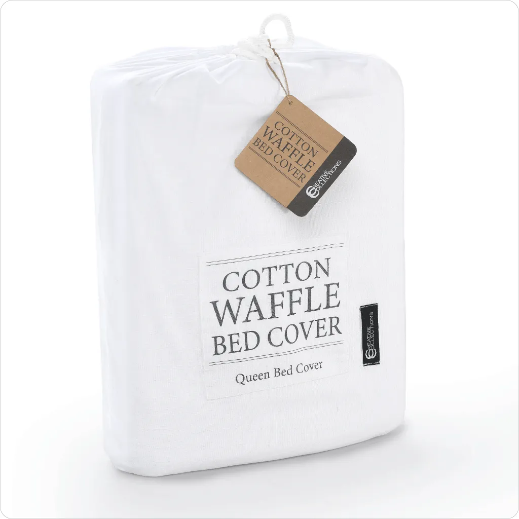 Bed Cover - Waffle Textured (Queen)
