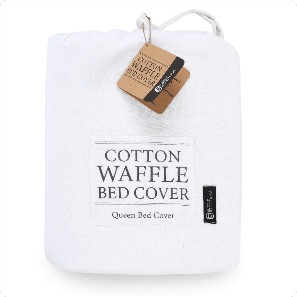 Bed Cover - Waffle Textured (Queen)