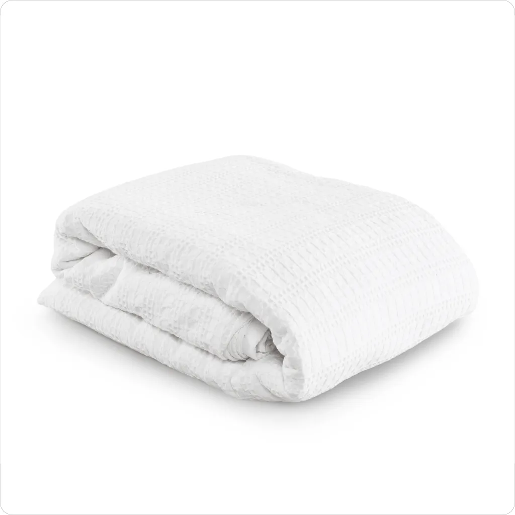 Bed Cover - Waffle Textured (Queen)