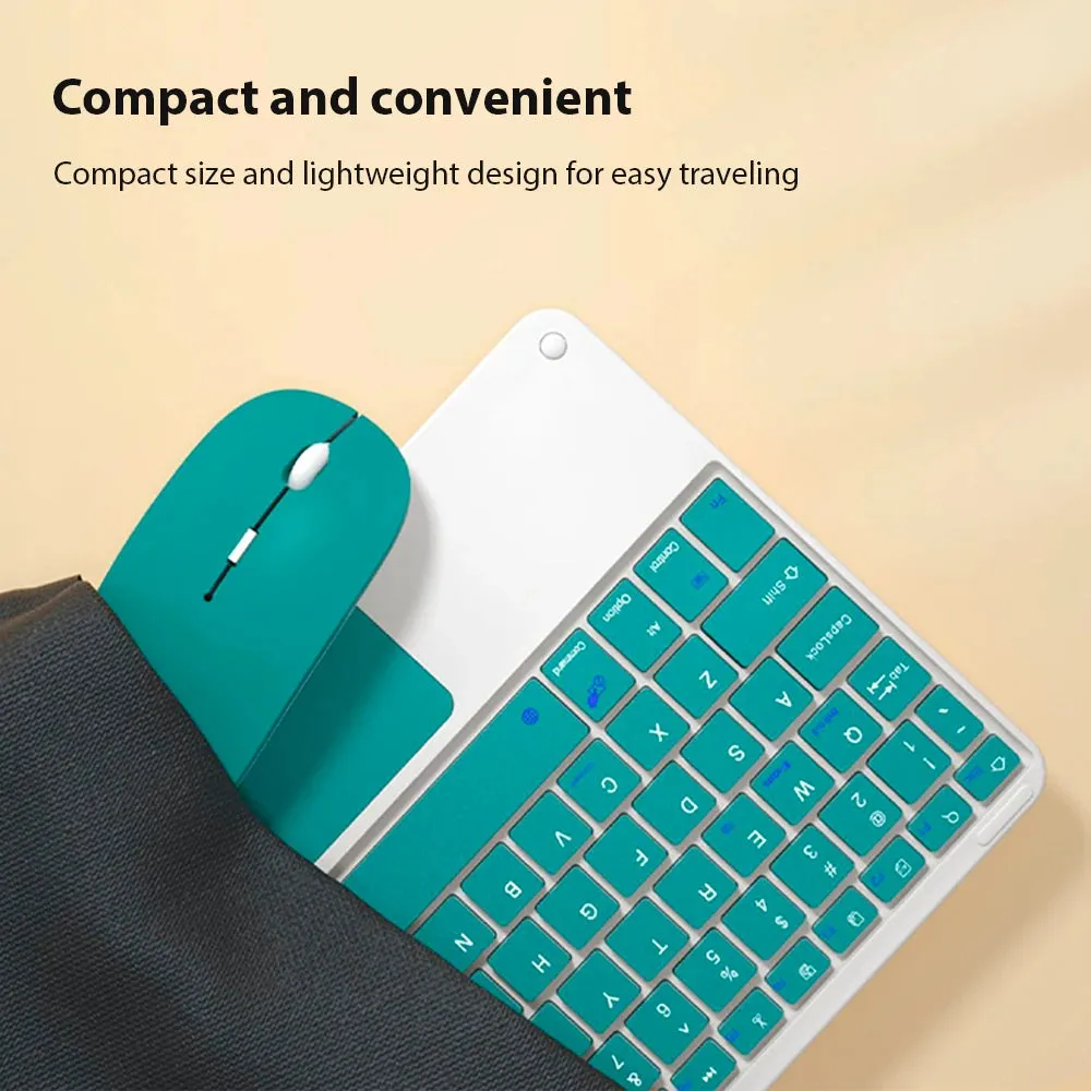 Bluetooth Keyboard & Mouse For Android Ios Windows Purple