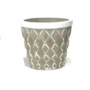 Diamonds- Cement Pot