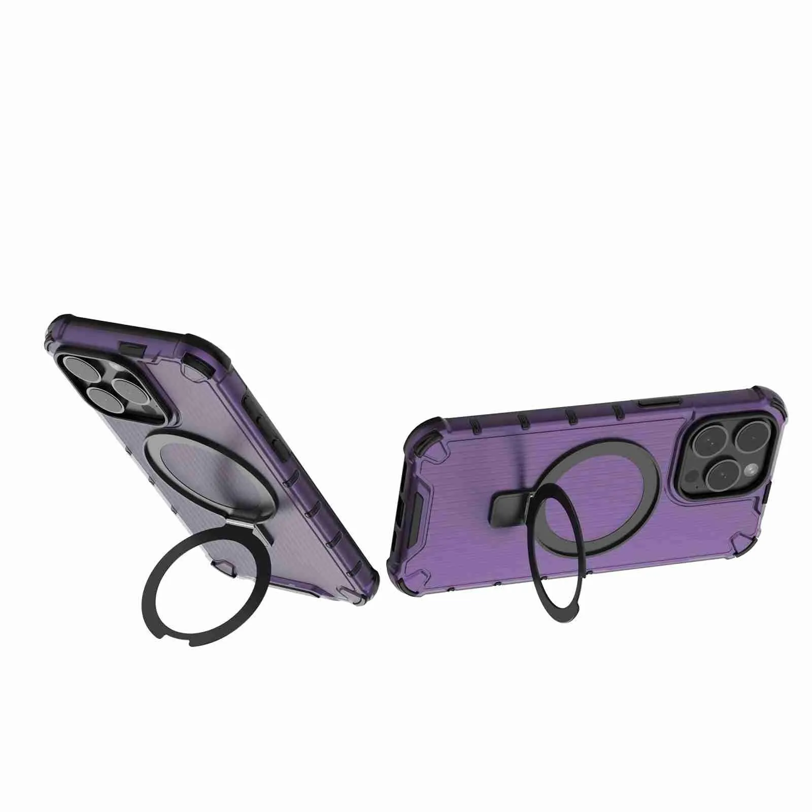 For Iphone 15 Grating Holder Shockproof Phone Case