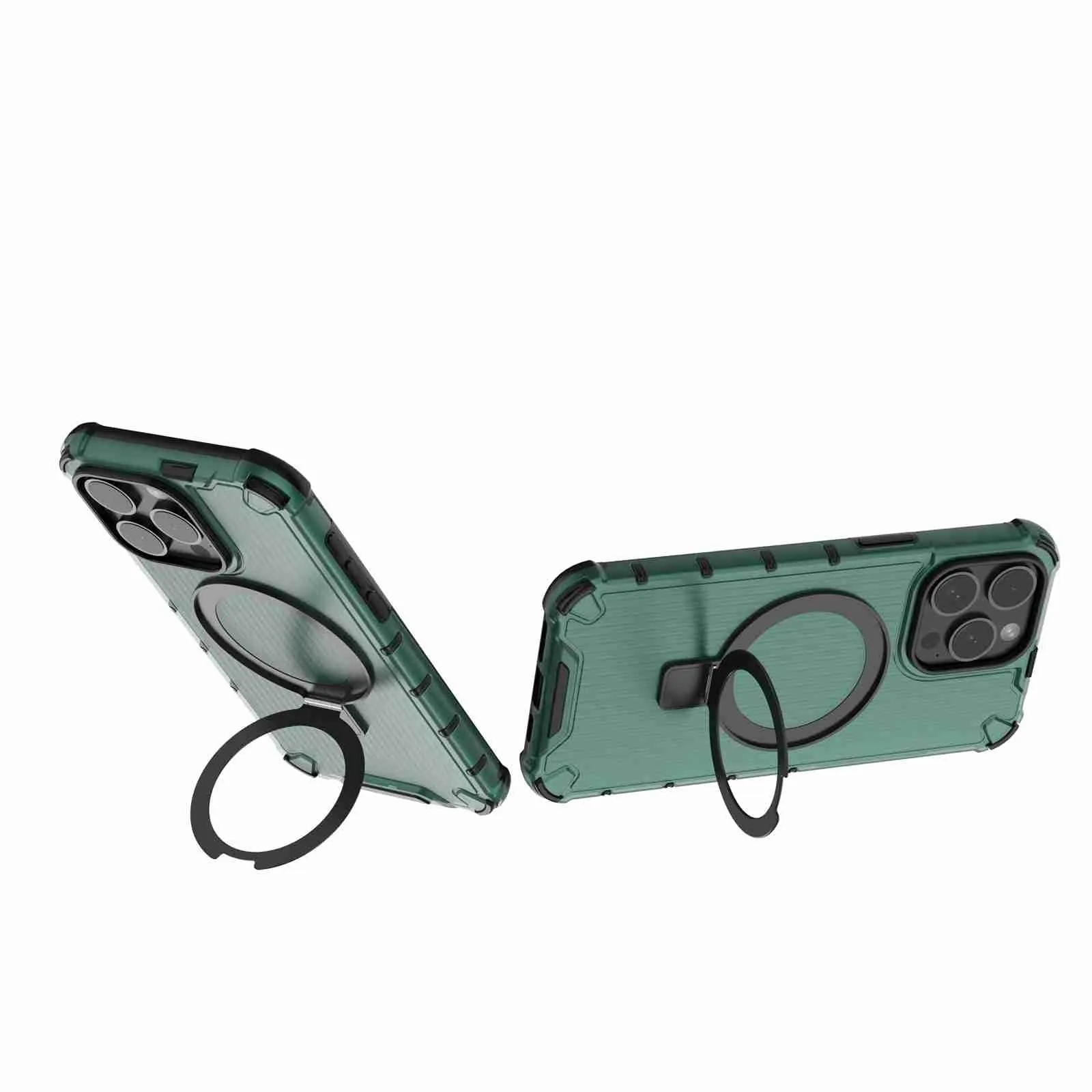 For Iphone 15 Grating Holder Shockproof Phone Case