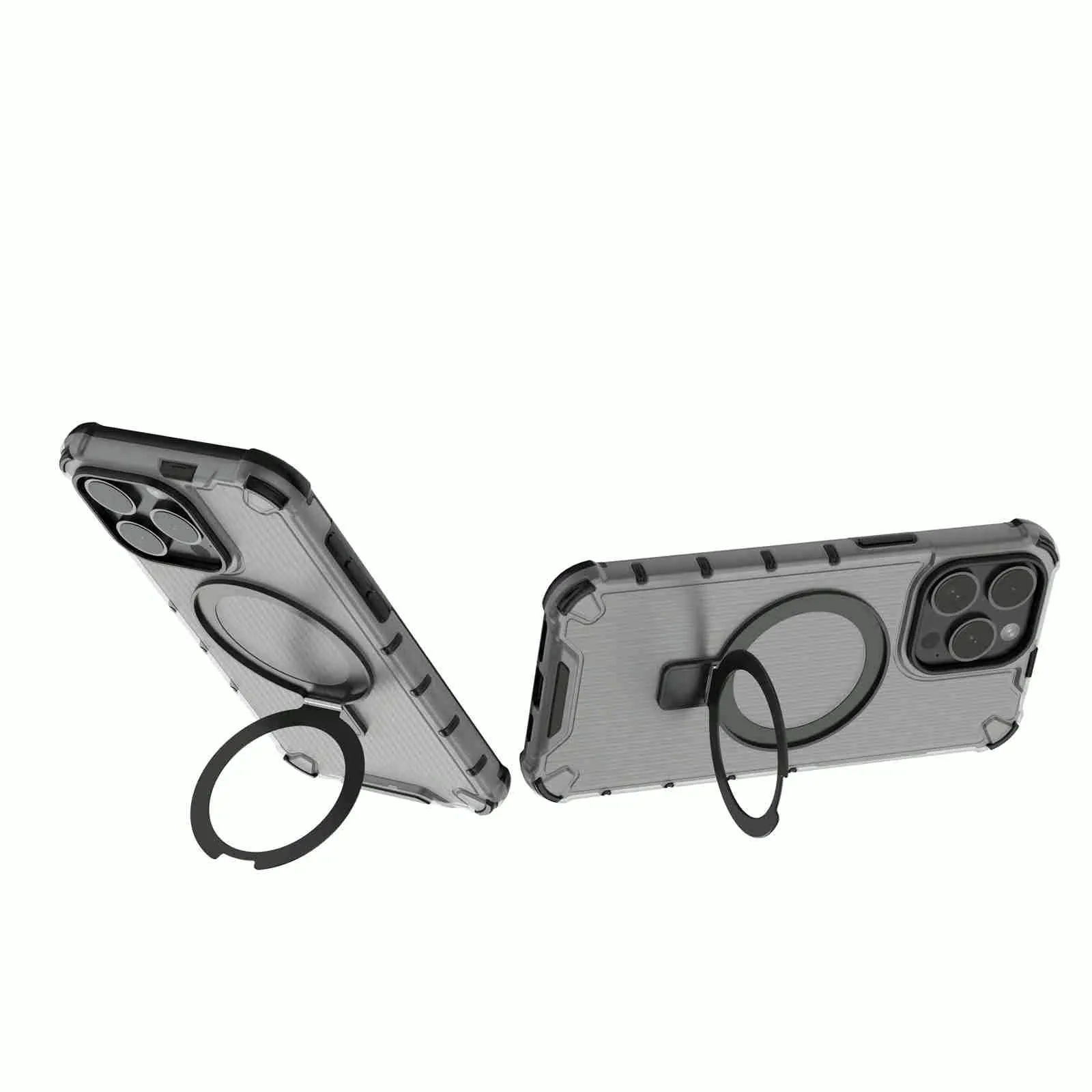 For Iphone 15 Grating Holder Shockproof Phone Case
