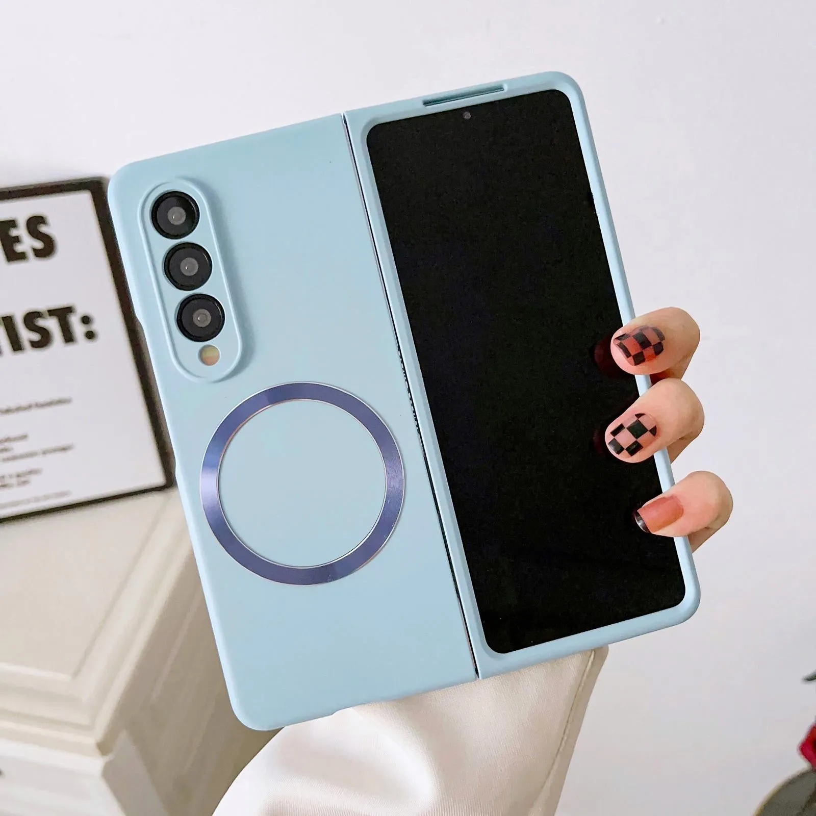 Galaxy z Fold 4 Magnetic Skin Case - Magsafe