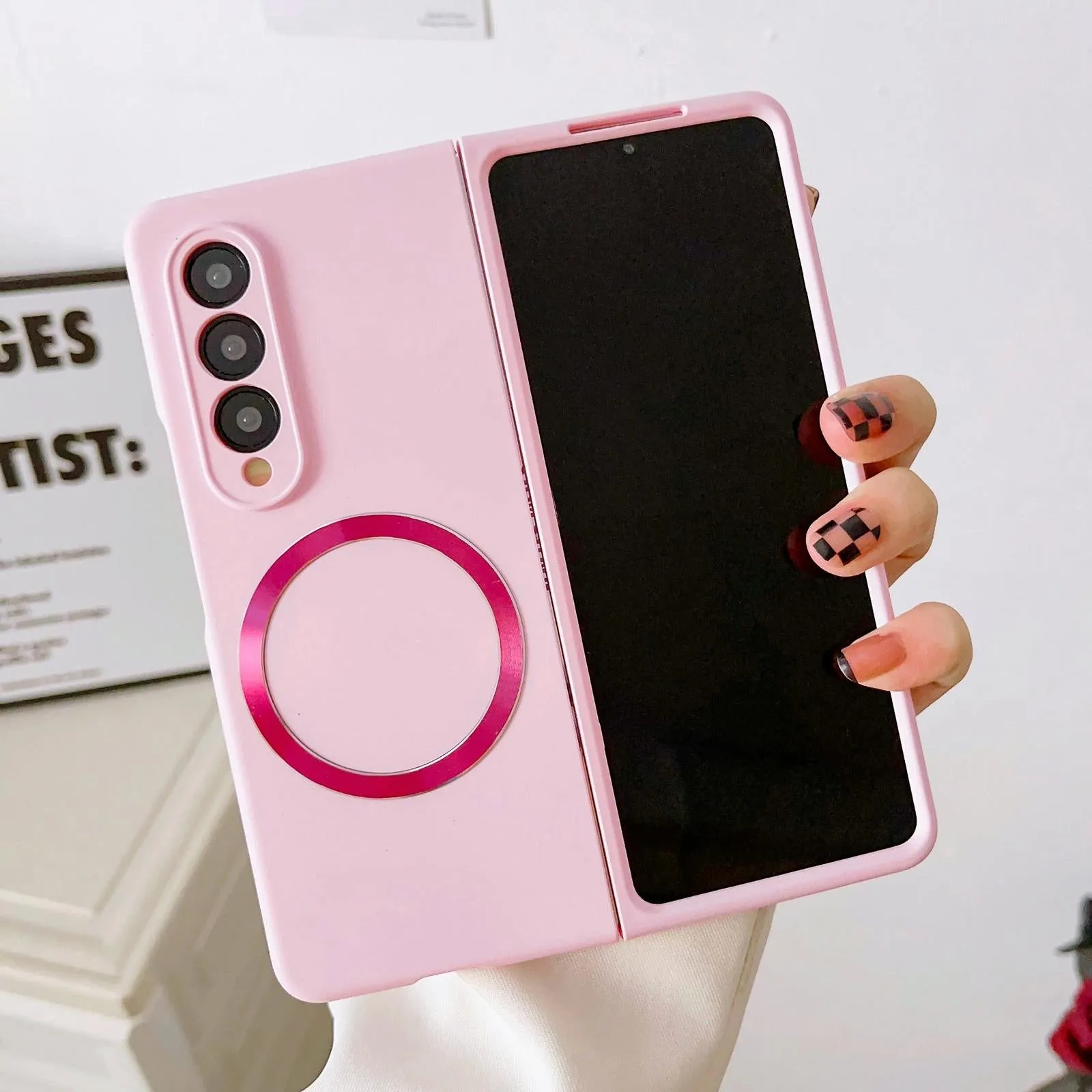 Galaxy z Fold 4 Magnetic Skin Case - Magsafe