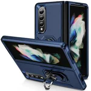 Galaxy z Fold 4 Shockproof Case with Holder - Pc Tpu
