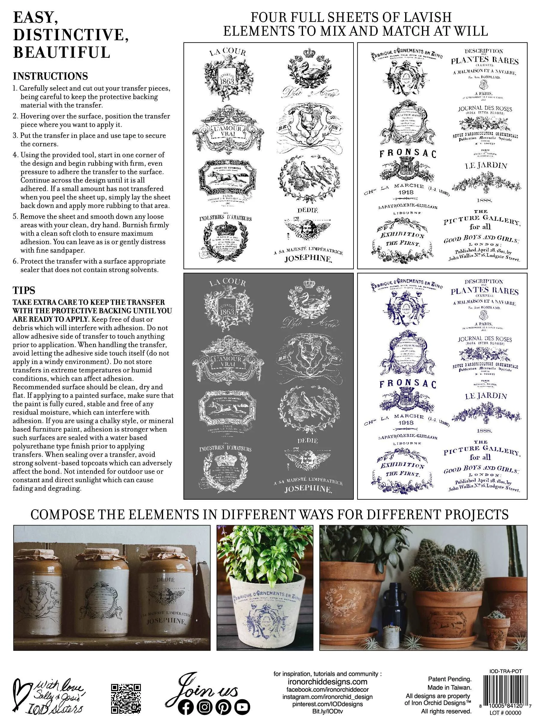 IOD Traditional Pots Transfer