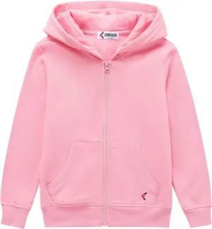 Kids Sweatshirt Classic Lounging Fleece Full-Zip Hoodie for Boys and Girls (3-12Years)