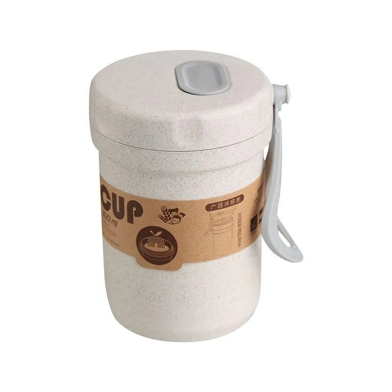 Leakproof Wheat Straw Food Container and Cup