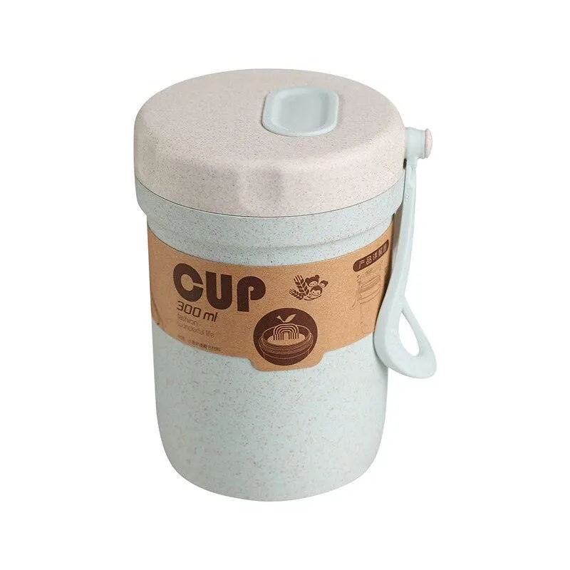 Leakproof Wheat Straw Food Container and Cup