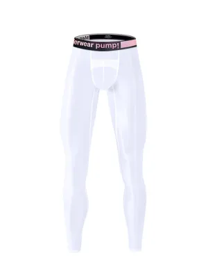 Men's Ice Silk Semi-Transparent Sexy Fitness Pants