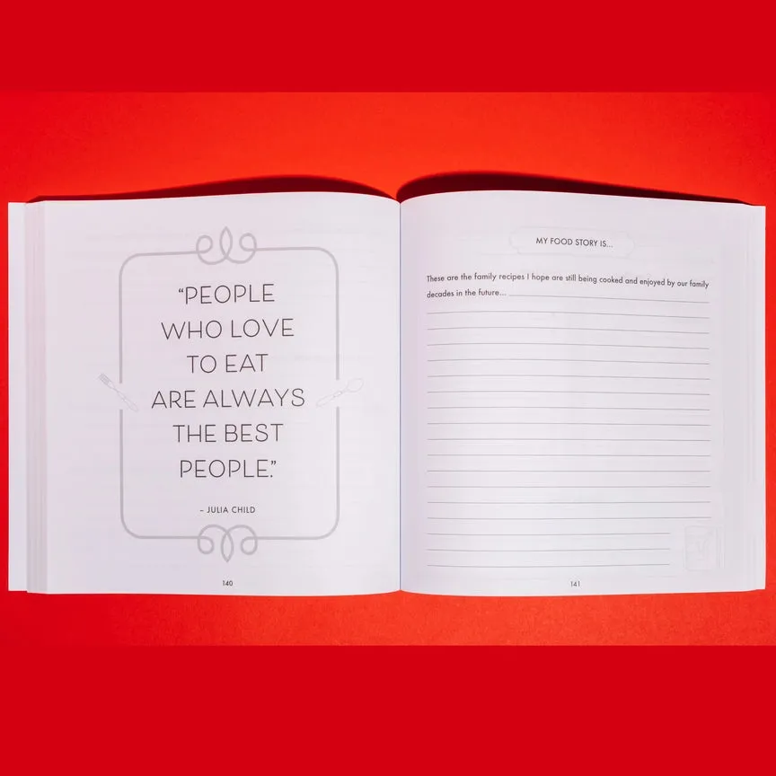 Mom, I Want to Learn Your Recipes Book