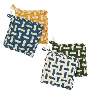 Mud Pie Woven Pot Holder Sets