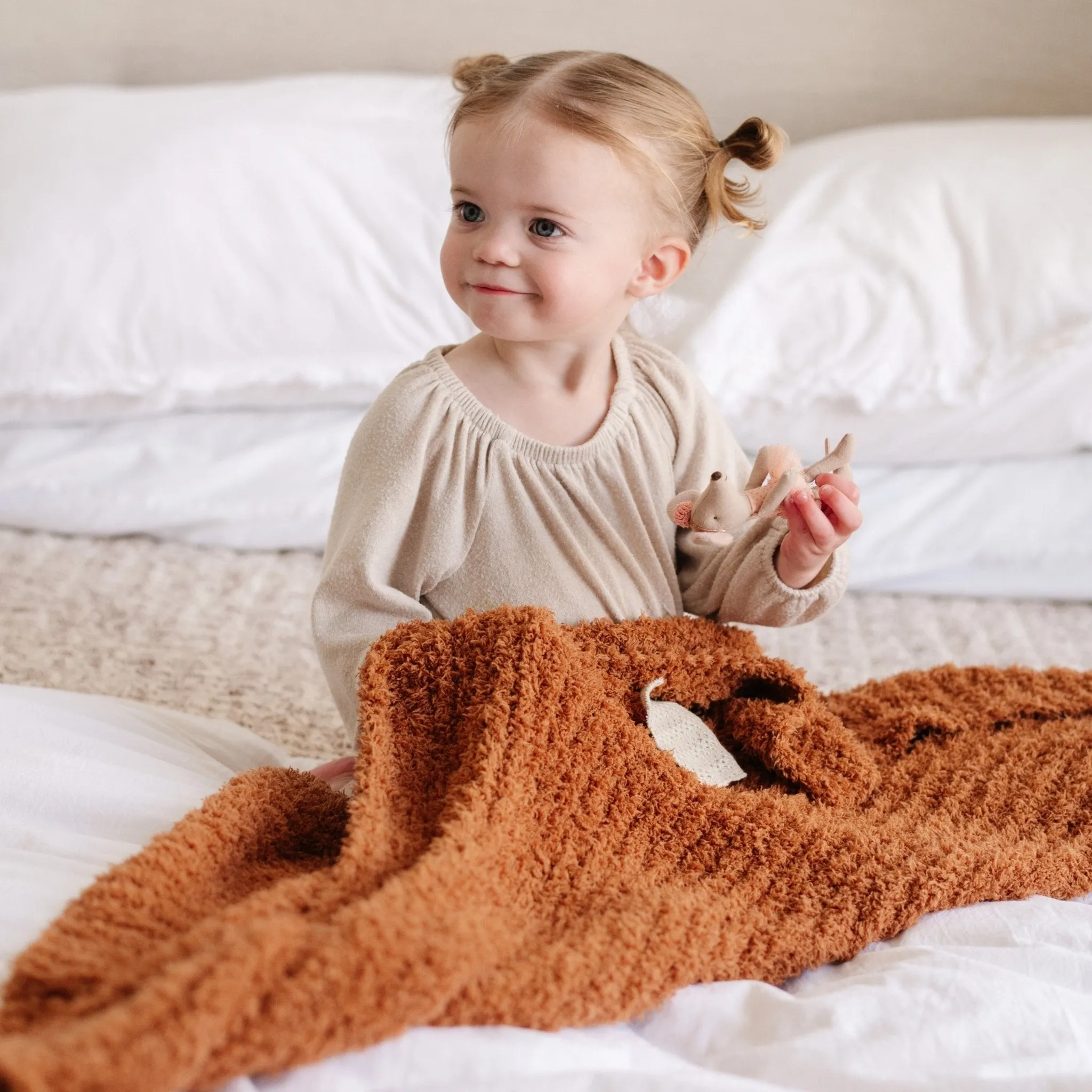 RIBBED BAMBONI RECEIVING BLANKETS