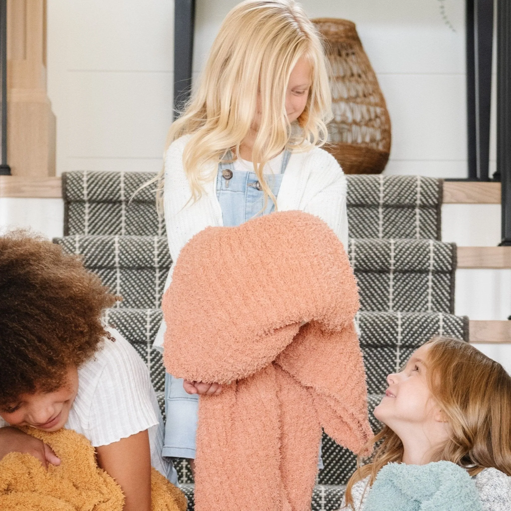 RIBBED BAMBONI RECEIVING BLANKETS