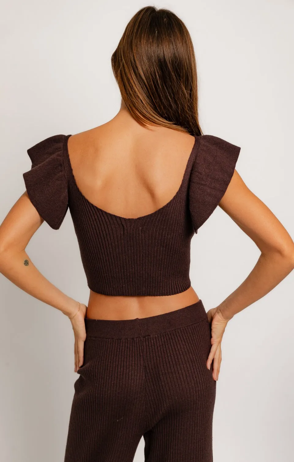 Ruffled up and lounging set
