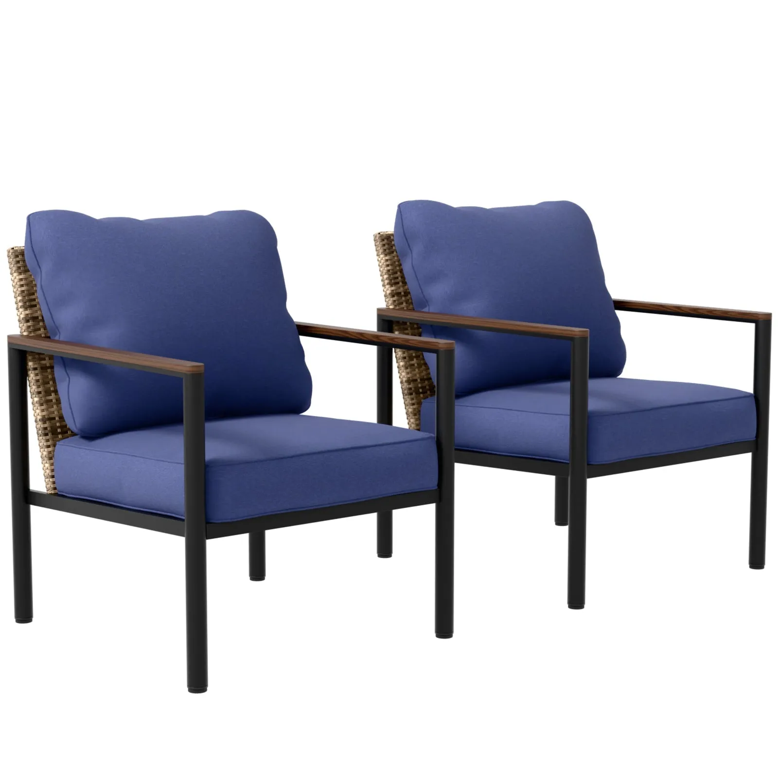Sunset Dune Outdoor Patio Furniture Chair, 2 Chairs
